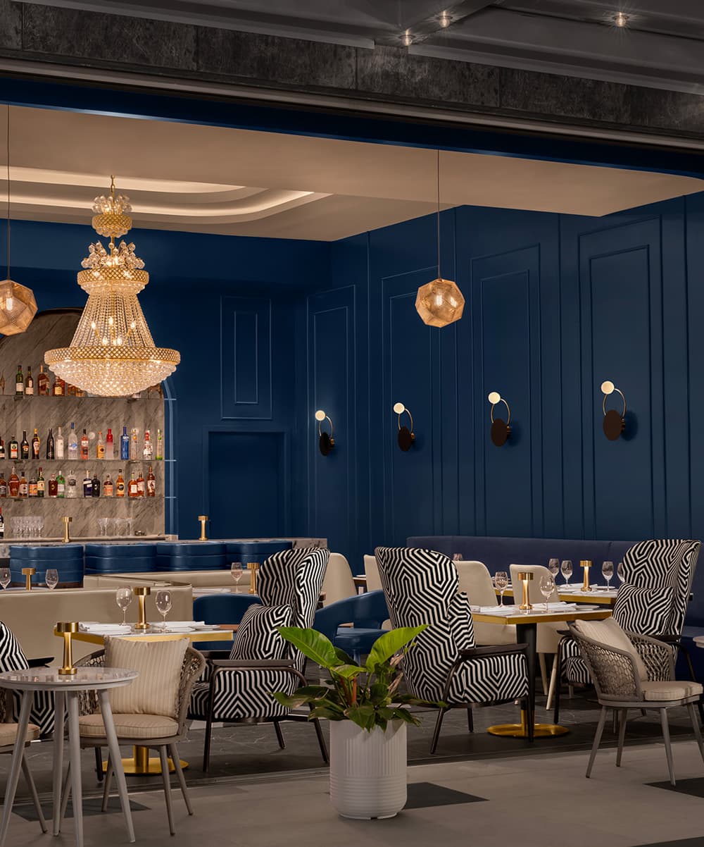 Dahlia Restaurant and Bar dining interior